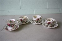 4 Cups & Saucers Including Paragon
