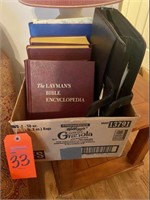 Box lot assorted Bible books