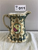 HANDPAINTED PITCHER, NOT MARKED