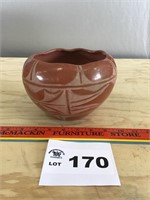 NATIVE HAND CARVED POTTERY