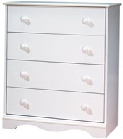 South Shore Furniture, 4 Drawer Chest, Pure White