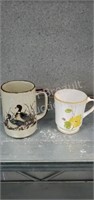 2 stoneware coffee mugs - otagiri Japan,