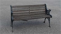 Vintage cast iron Park bench all original needs