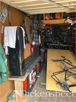 CONTENTS OF 10X20 STORAGE UNIT-Bike Frames, Tools & More!