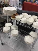 Stoneware service for 10