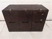 Vintage Pine Box, old mail box or ballot boxes