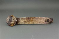 Archaic Chinese Carved Hetian Jade Ruyi Scepter