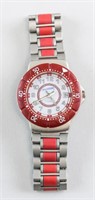 Baywatch Red Sports Watch Stainless Steel