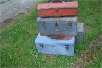 Metal tool boxes (4)