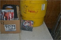 Box of CD's - Igloo water cooler