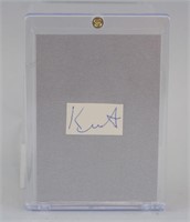 Signed "Kurt" Autograph COA