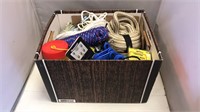 Box Of Rope And Tie Downs