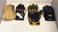 Set Of 4 Work Gloves