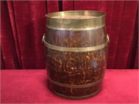 Wood Barrel Butter Churn - 9" x 11" x 15"