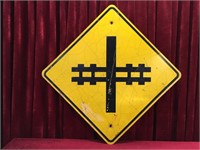 Retired RR Crossing Sign - 40.5"Wide