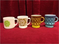 4 Vintage Mugs