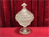 Covered Crystal Candy Dish