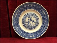 Royal Doulton Ezra Cornell University 1865 Plate