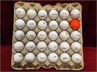 30 Used Golf Balls