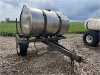 500 gal stainless tank and cart