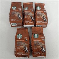 5 PCS OF 283G STARBUCKS MEDIUM ROAST ORGANIC