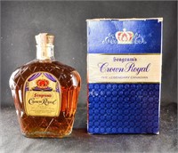 **RARE** 1961 CROWN ROYAL SEALED BOTTLE RYE