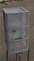 New three drawer storage bin that calstrs need to