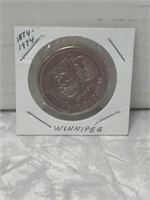 1874 to 1974 Winnipeg 100th year Canadian dollar
