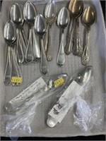 Spoons- Nickel Silver, Coin Silver, etc.