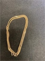 Necklace-Gold Plated Sterling
