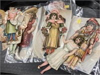 Paper Litho Doll Cutouts