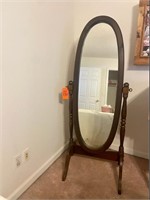 Full length standing mirror