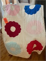 Flower pattern quilt