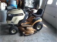 cub cadet mower with new battery and tires
