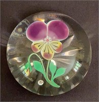 1973 Art Glass Baccarat Paperweight