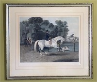 Ladies Mile 1878 English Equestrian Lithograph