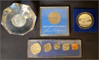 Morgan Silver Dollar, 1966 Proof Set & More Coins