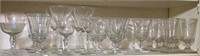 25 Pieces Assorted Crystal Stemware