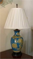 Floral Porcelain Lamp