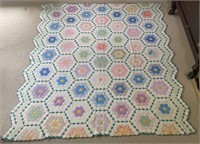 Handmade Flower Garden Quilt