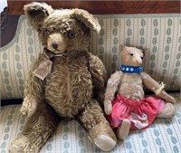 A Pair of  Vintage Bears