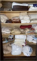 Contents of Upstairs Hall Linen Closet
