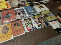 group of collectible books