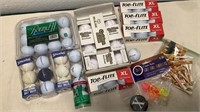 Lot Of Mostly New Golf Balls, Tees & Ball Markers