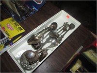TRAY LOT -- SILVER PLATE SPOONS