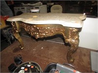 SMALL MARBLETOP TABLE