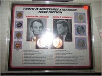 COIN SET -- KENNEDY & LINCOLN STRANGE FACTS
