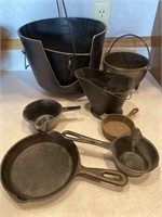 Cast-iron pots and Ladles