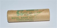 1968 Unopened Silver Dime Bank Roll