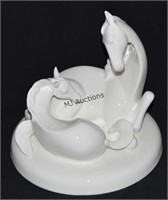 Royal Doulton Porcelain Sculpture Mare & Foal